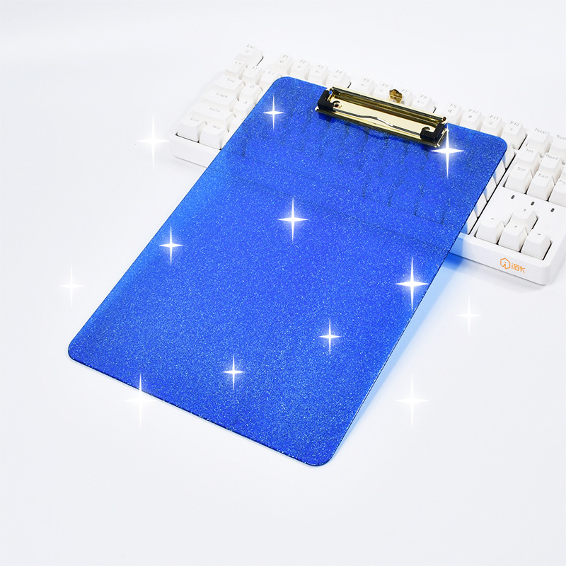 Пластмасова папка за документи с единичен щипков затвор, модел 6009, с печатано лого