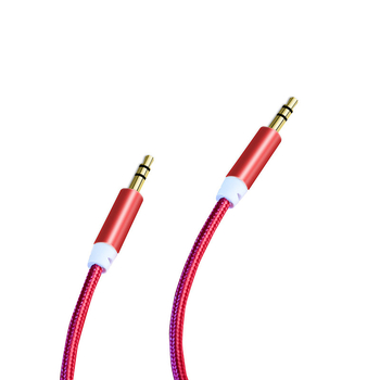 Audio kabel 3,5 mm s najlonskom pletenicom, jezgro od čelika prekriveno bakrom i niklani konektori, model YPX