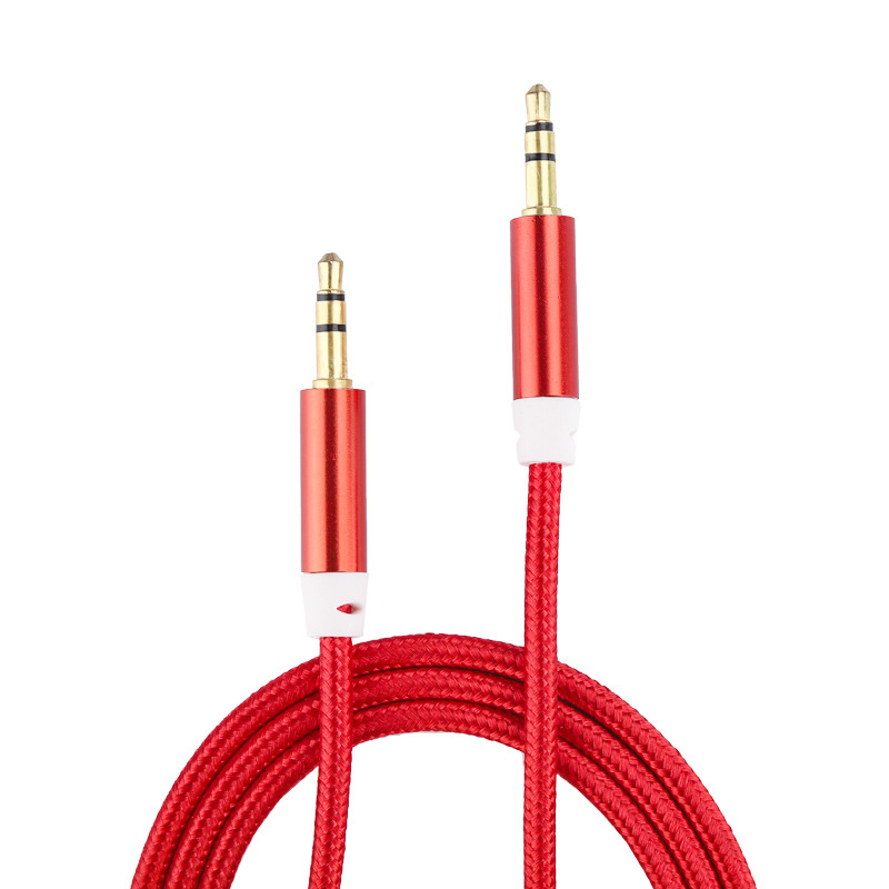 Audio kabel 3,5 mm s najlonskom pletenicom, jezgro od čelika prekriveno bakrom i niklani konektori, model YPX