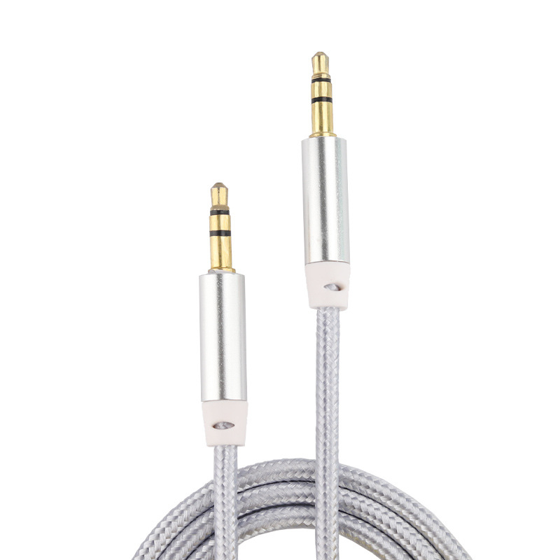 Audio kabel 3,5 mm s najlonskom pletenicom, jezgro od čelika prekriveno bakrom i niklani konektori, model YPX
