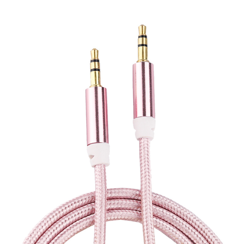 Audio kabel 3,5 mm s najlonskom pletenicom, jezgro od čelika prekriveno bakrom i niklani konektori, model YPX