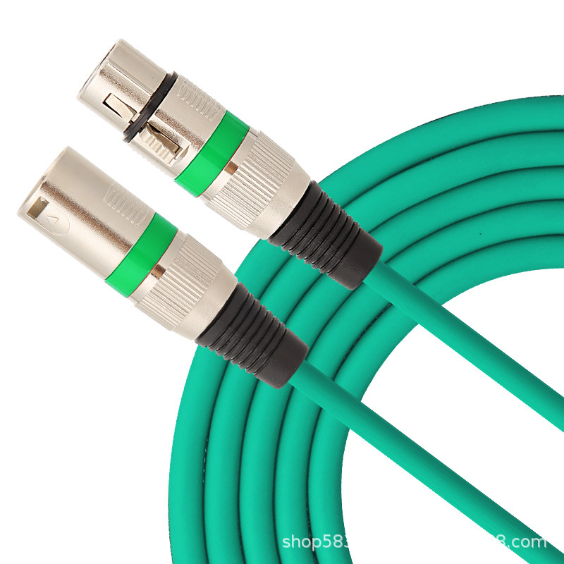 XLR muški i ženski balansirani audio kabel, 3-žilni bakreni vod, niklani konektori, CE certifikat, proizvedeno prema nacrtima