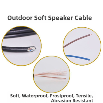 Augšējā skaļruņa kabelis — tīrs vara, cinkots varš, stannija pārklājums, audio kabelis, SAST zīmols, modelis Default item