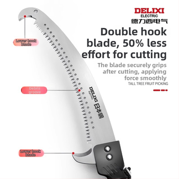 Delixi τηλεσκοπικό πριόνι δέντρων – κλάδεμα σε ύψος και φροντίδα κήπων