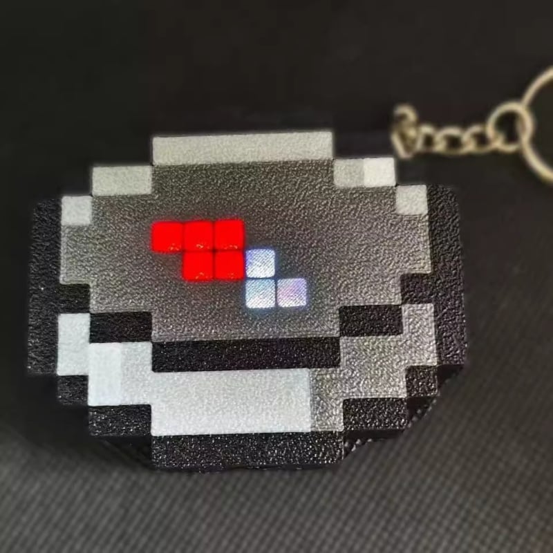 Nothing digitális iránytű kültéren – kiemelkedő pontosság, Minecraft téma, műanyag test, modern minimalista stílus