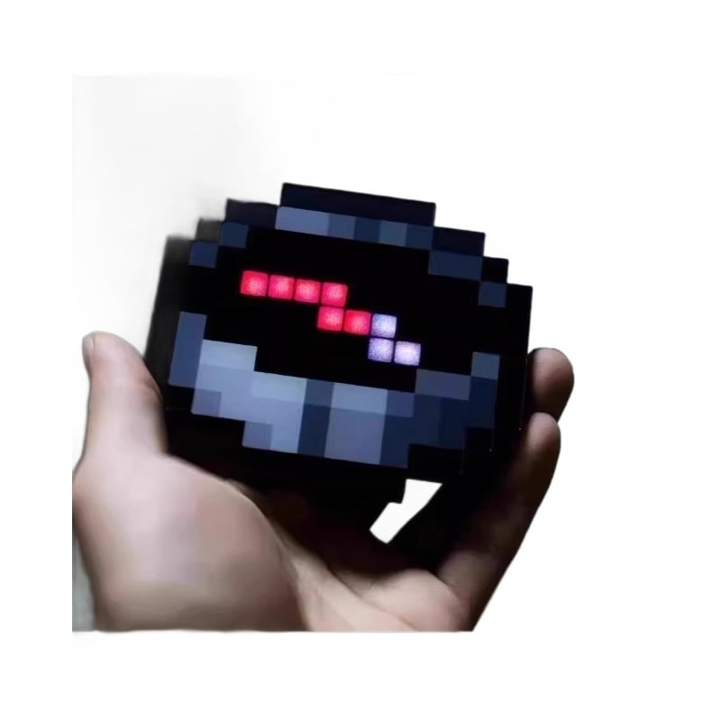 Nothing digitális iránytű kültéren – kiemelkedő pontosság, Minecraft téma, műanyag test, modern minimalista stílus