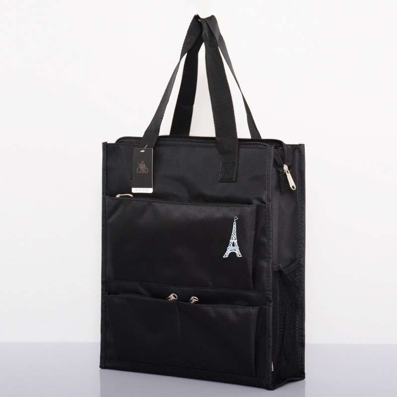 Muška školska torba od vodootporne Oxford tkanine, s više pretinaca za knjige i bilježnice