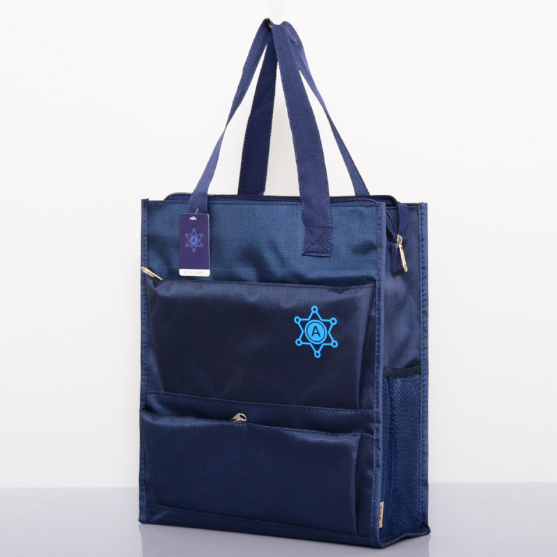 Muška školska torba od vodootporne Oxford tkanine, s više pretinaca za knjige i bilježnice