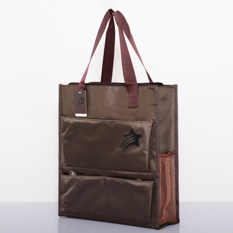 Muška školska torba od vodootporne Oxford tkanine, s više pretinaca za knjige i bilježnice