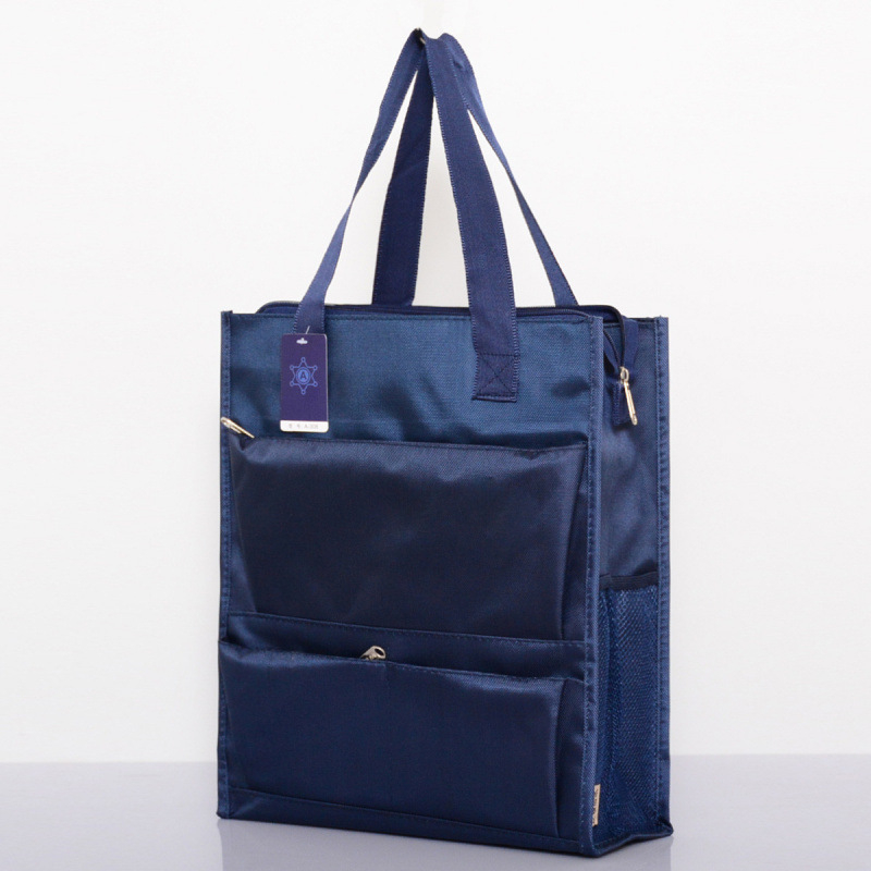 Muška školska torba od vodootporne Oxford tkanine, s više pretinaca za knjige i bilježnice