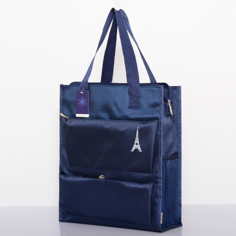 Muška školska torba od vodootporne Oxford tkanine, s više pretinaca za knjige i bilježnice