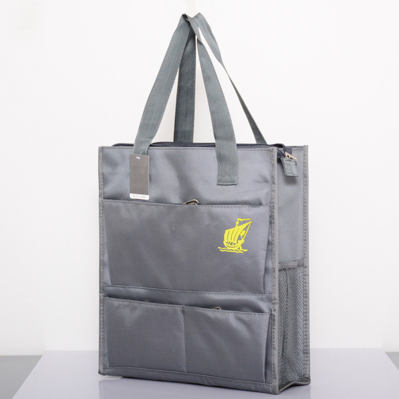 Muška školska torba od vodootporne Oxford tkanine, s više pretinaca za knjige i bilježnice