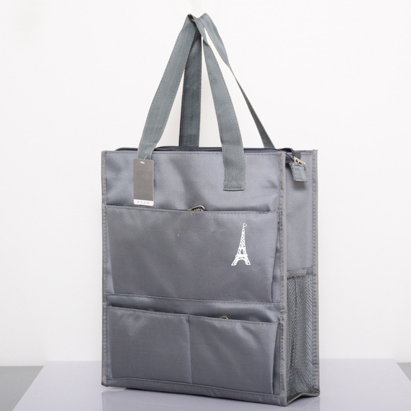 Muška školska torba od vodootporne Oxford tkanine, s više pretinaca za knjige i bilježnice