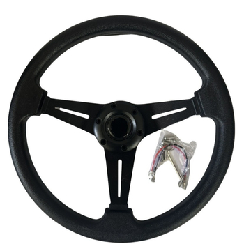 PU poliuretāna stūre automobiļiem un kartingam – Modelis 25D, Vispārējā lietošanai, Produkta kods 25D