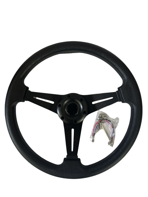 PU poliuretāna stūre automobiļiem un kartingam – Modelis 25D, Vispārējā lietošanai, Produkta kods 25D