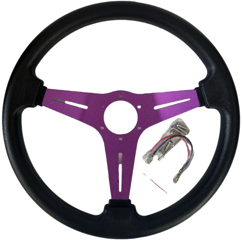 PU poliuretāna stūre automobiļiem un kartingam – Modelis 25D, Vispārējā lietošanai, Produkta kods 25D