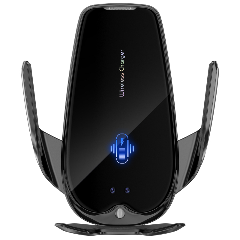 Автомобилен магнитен държател за телефон с безжично бързо зареждане 15W, щракващ монтаж върху въздуховод, универсален, автоматично захващане със сензор