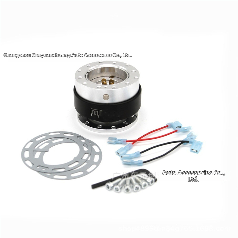 Universālais stūres rata ātrās atbrīvošanas pamatadapteris — Zīmols 011, Modelis: Steering wheel base connection quick release, Pielāgošana pieejama