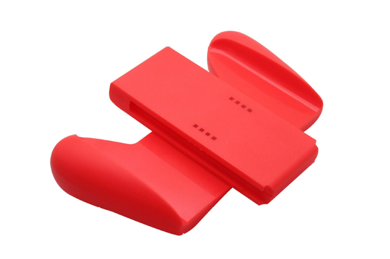 Switch държач за ръкохватка — ABS материал, директен интерфейс за включване, съвместим с ляво и дясно Joy-Con, тегло 74 g, включена чанта за захват