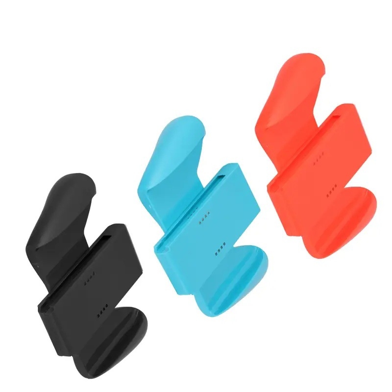 Switch държач за ръкохватка — ABS материал, директен интерфейс за включване, съвместим с ляво и дясно Joy-Con, тегло 74 g, включена чанта за захват