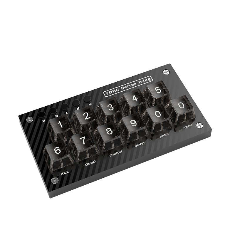 TS-26 Semn luminos pentru parcare auto cu plăcuță numerică, din plastic, imprimare logo disponibilă, personalizare disponibilă