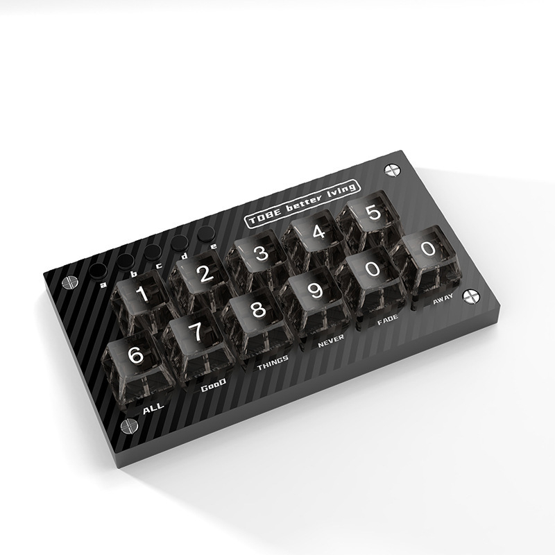 TS-26 Semn luminos pentru parcare auto cu plăcuță numerică, din plastic, imprimare logo disponibilă, personalizare disponibilă