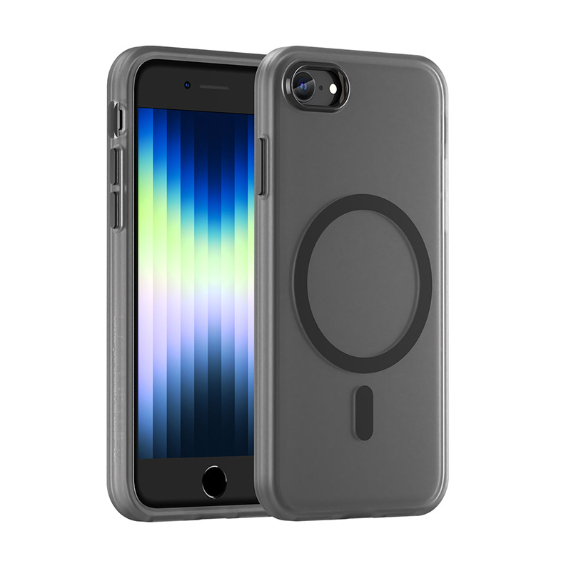 Rugged Shield TPU матов кейс за Apple iPhone SE2/SE3 – защита от износване, защита от падане и отпечатъци, съвместим със SE2/SE3