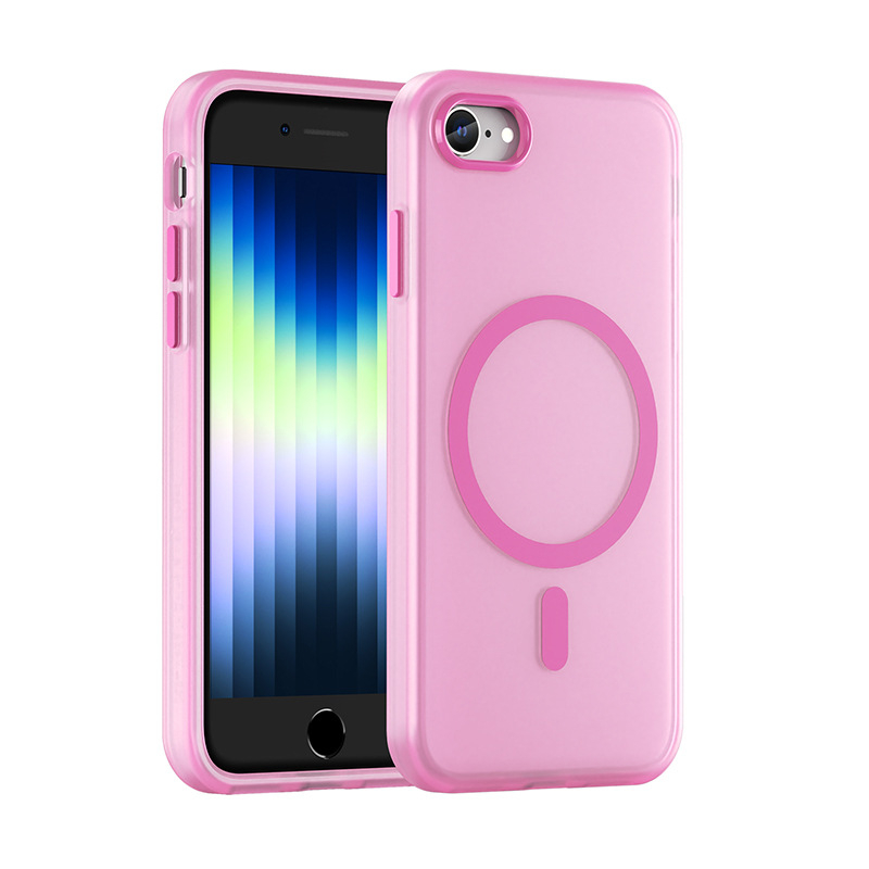 Rugged Shield TPU матов кейс за Apple iPhone SE2/SE3 – защита от износване, защита от падане и отпечатъци, съвместим със SE2/SE3