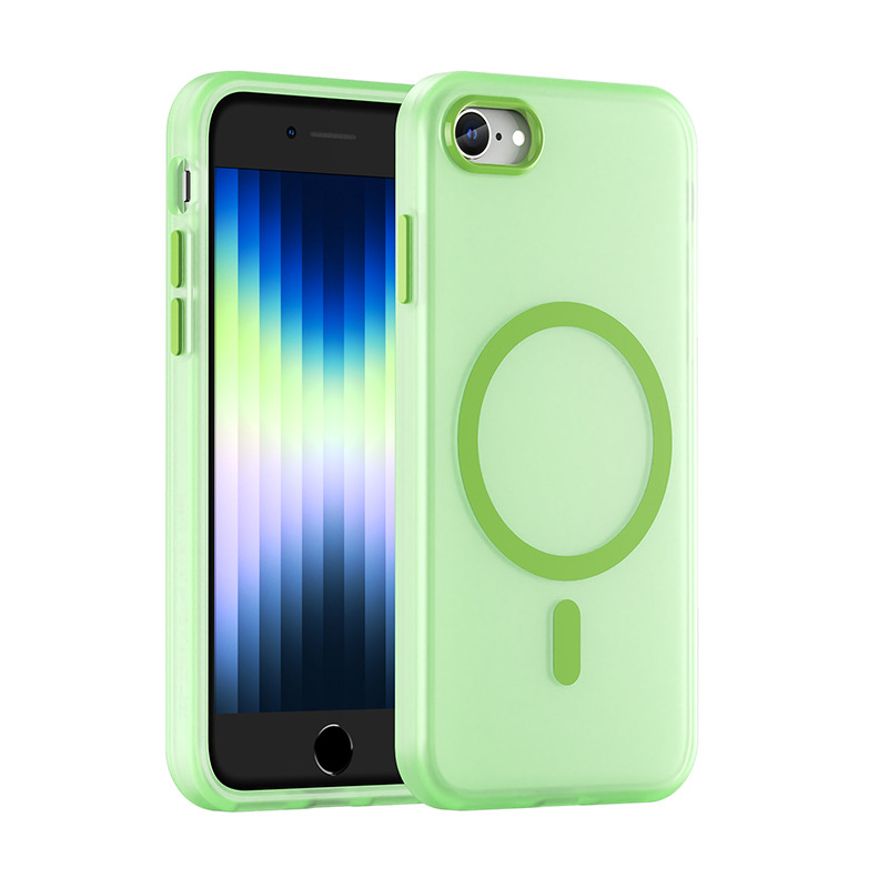 Rugged Shield TPU матов кейс за Apple iPhone SE2/SE3 – защита от износване, защита от падане и отпечатъци, съвместим със SE2/SE3