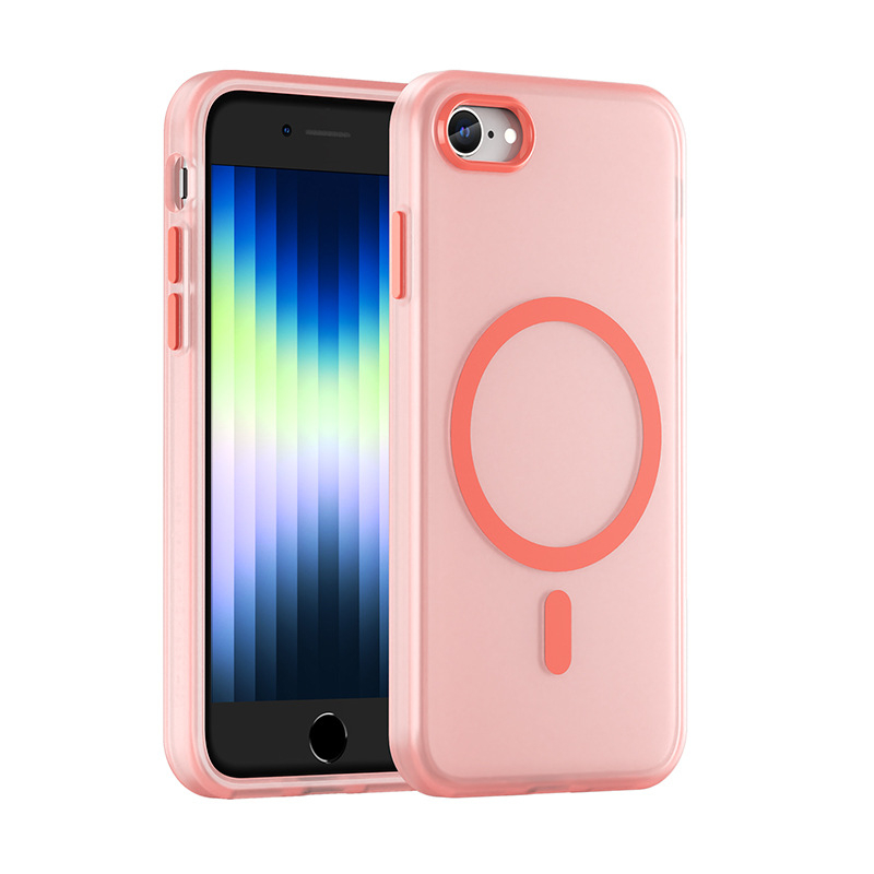 Rugged Shield TPU матов кейс за Apple iPhone SE2/SE3 – защита от износване, защита от падане и отпечатъци, съвместим със SE2/SE3