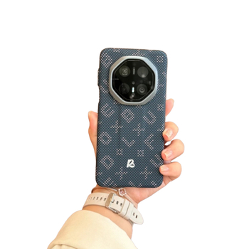 Θήκη Huawei Mate60RS για κινητό, Ultra‑λεπτή σκληρή θήκη PC με υφή Kevlar ανθρακονήματος, Αντιπτώση, Μαγνητικό κλείσιμο