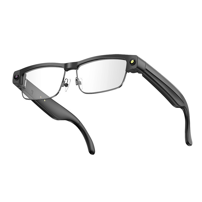 L802 Ochelari inteligenți, cameră 8MP, stabilizare imagine, video 1200p, transmisie Bluetooth în timp real, 4GB memorie, baterie 270mAh