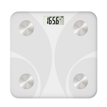 Cântar de greutate cu măsurare a grăsimii, a umidității și a caloriilor; capacitate 180 kg; alimentare cu 2x AAA sau încărcare USB; marca Zongyu