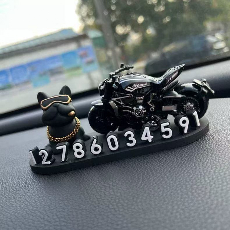 Plastična privremena pločica za parkiranje za automobil s telefonskim brojem
