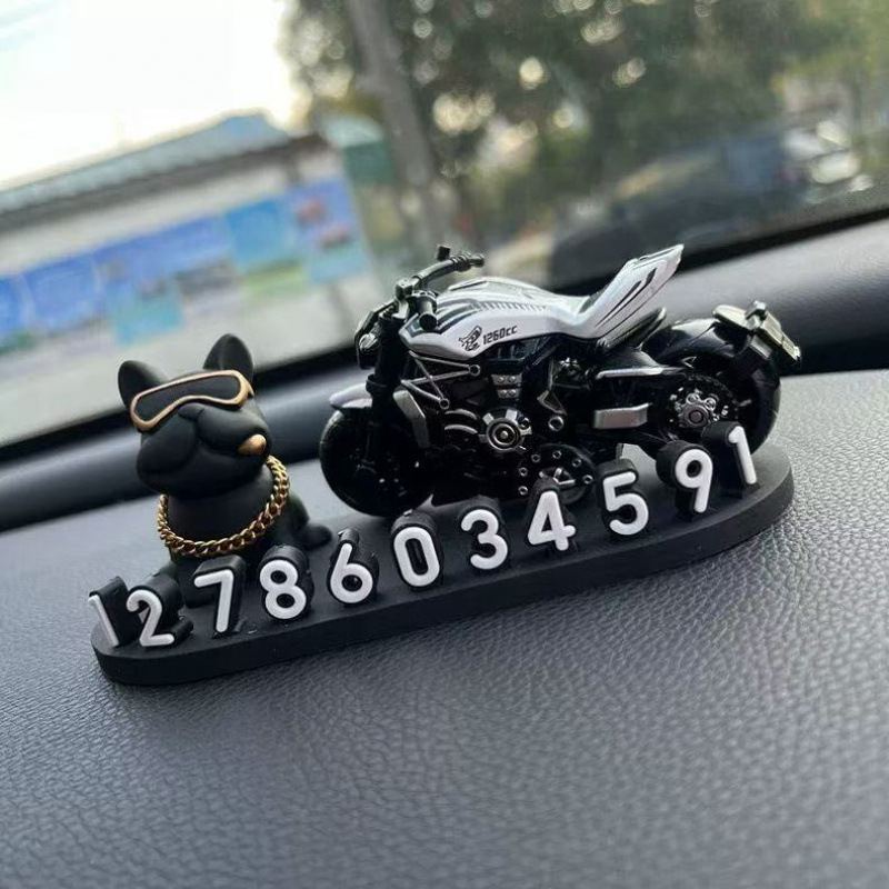 Plastična privremena pločica za parkiranje za automobil s telefonskim brojem