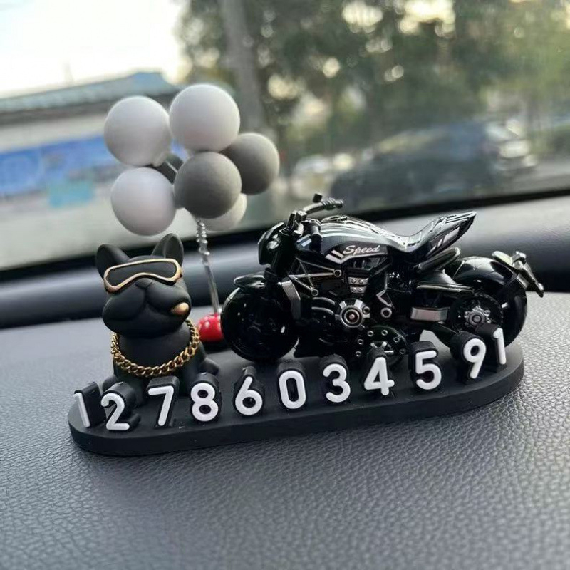 Plastična privremena pločica za parkiranje za automobil s telefonskim brojem