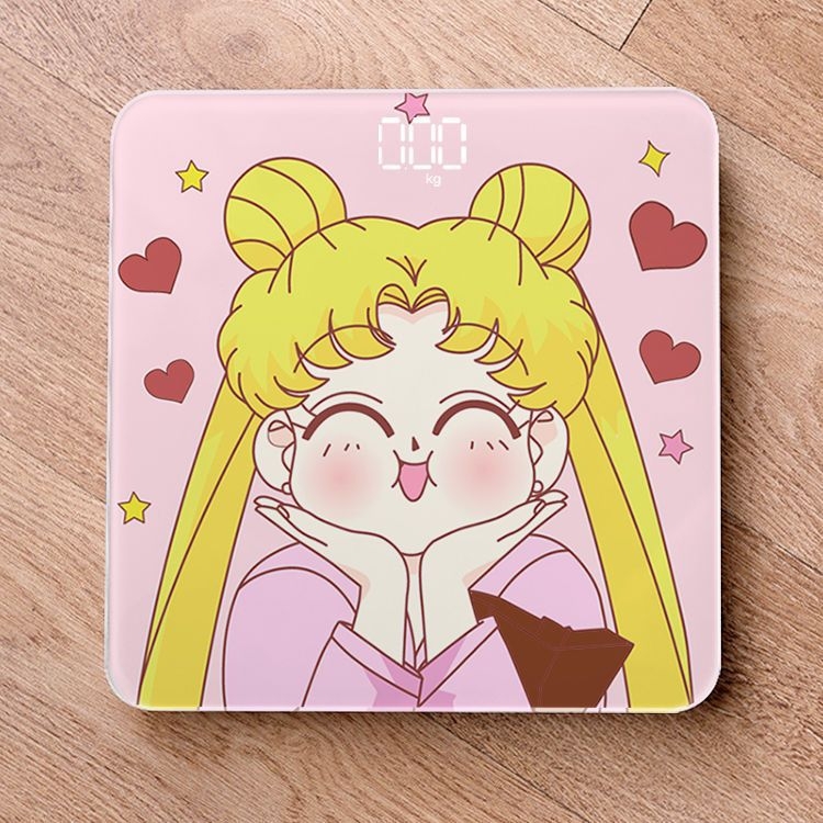 Ζυγός σώματος – Καρτούν στυλ, κορεατικής έμπνευσης σχέδιο; Έξυπνος ζυγός σώματος με δυνατότητα USB φόρτισης ή μπαταρίας AA; Για γενική οικιακή χρήση; Μέγιστο φορτίο 180 kg