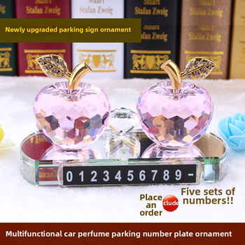 Crystal Jade kristāla ābolu auto smaržu dekors