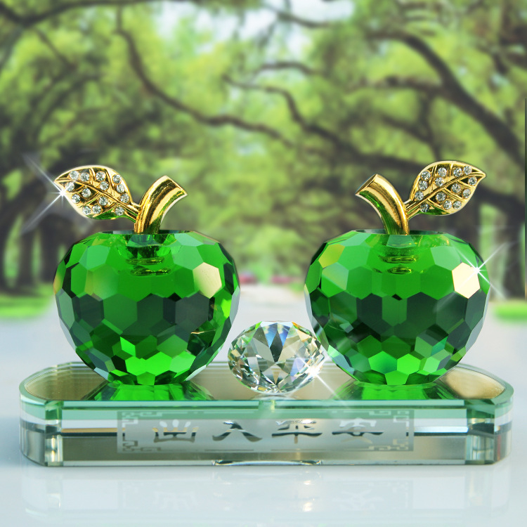 Crystal Jade kristāla ābolu auto smaržu dekors