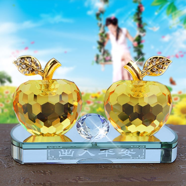 Crystal Jade kristāla ābolu auto smaržu dekors