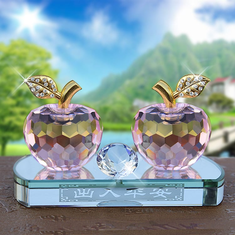 Crystal Jade kristāla ābolu auto smaržu dekors