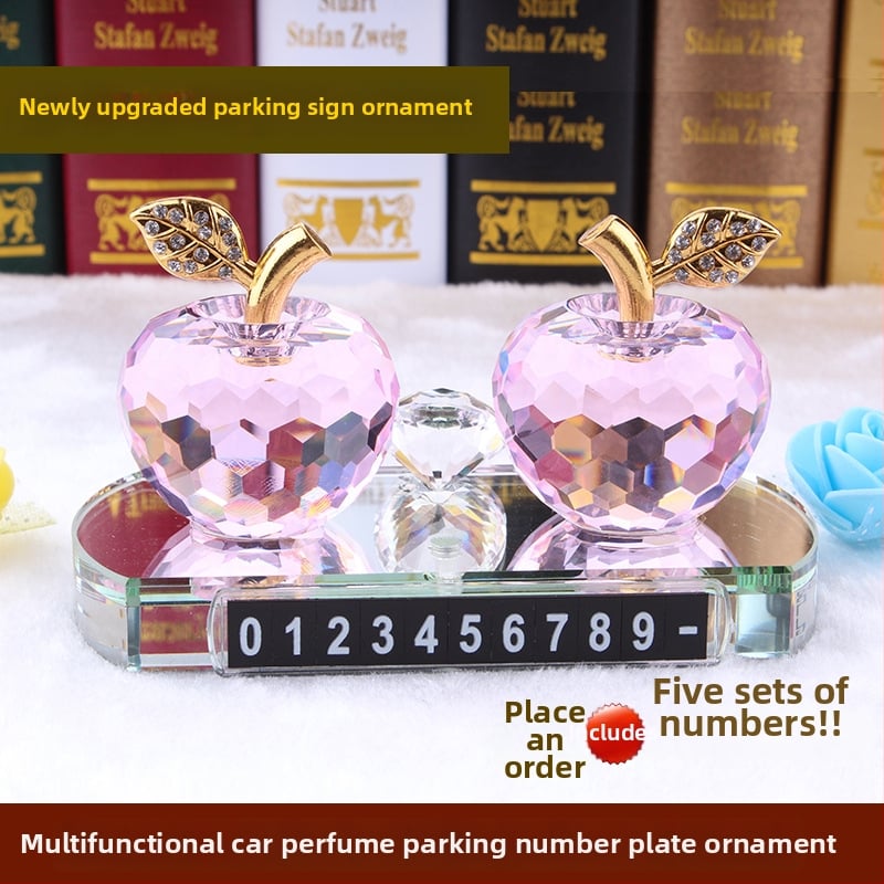 Crystal Jade kristāla ābolu auto smaržu dekors