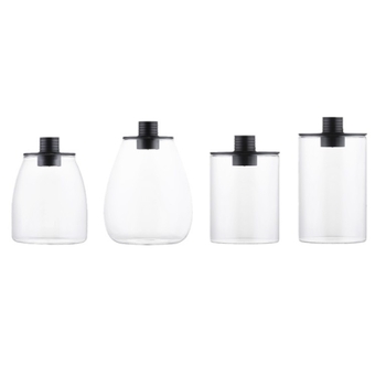 Микроландшафтна еко бутилка: контейнер, лампа-таймер за рециклиране, пълен комплект за създаване на микроландшафт; Материал: високо боросиликатно стъкло; Опаковка: картон; Показване: поставяне на място