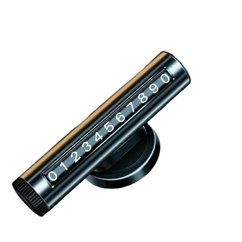 Rikas plăcuță metalică cu număr de telefon pentru mașină TC12 – Tip ascuns, fără logo