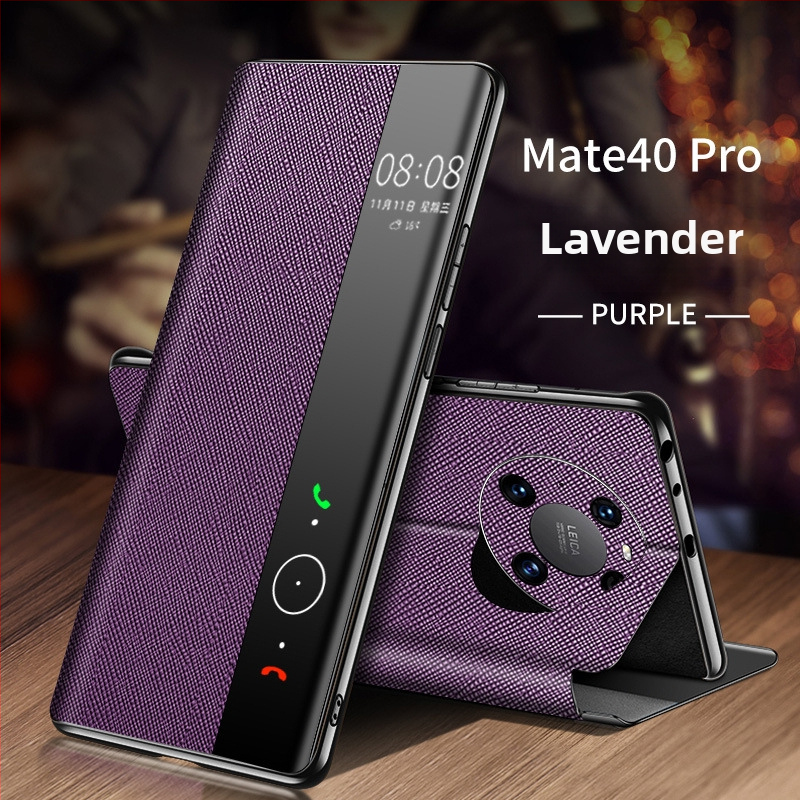 Shangyi ādas flip pārsegs Huawei Mate 40 Pro – patiesa āda, pielāgošana atbalstīta