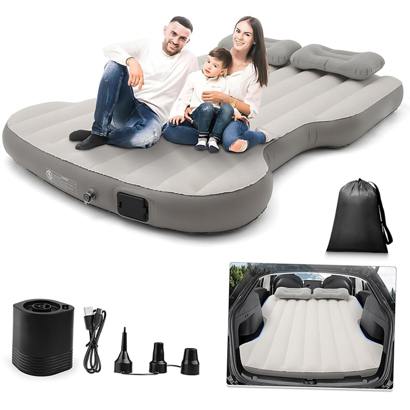 Automobilio pripučiamas lova – viengulė/dvivietė, PVC flocking paviršius, svoris 4,08 kg, maksimali apkrova 540 kg