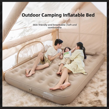 Išorinis visiškai automatiškai pripučiamas čiužinys vienvietėms ir dvivietėms, sulankstomas kempingo oro čiužinys, paviršius iš kompozicinės medžiagos