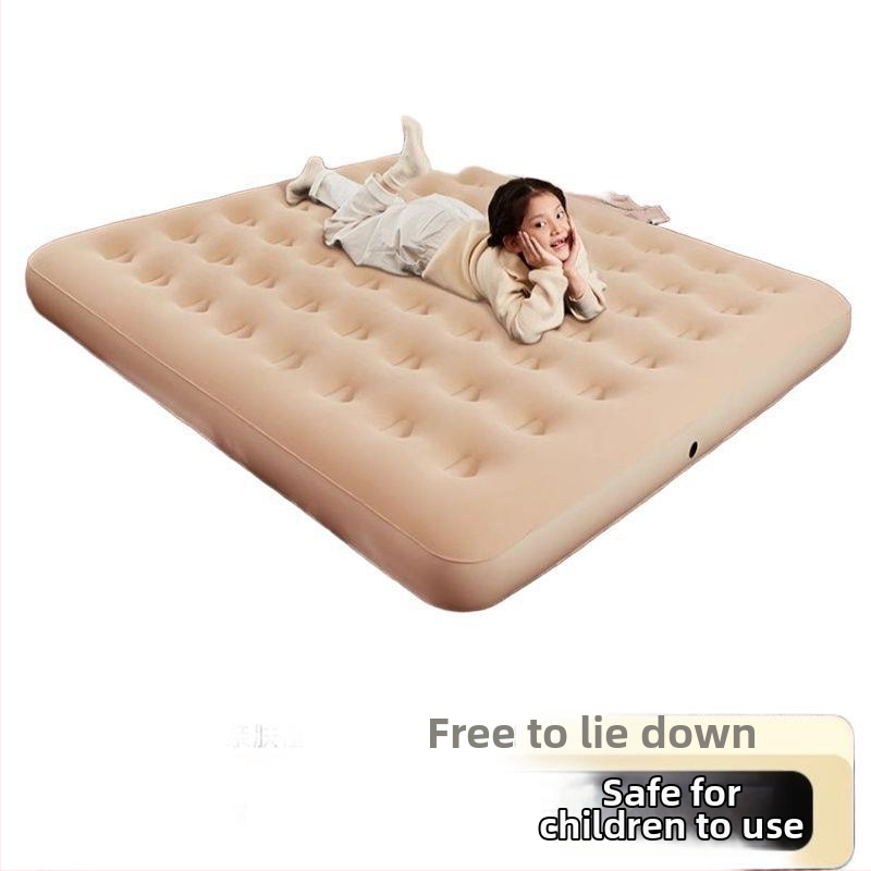 Väline täiesti automaatne täispumpatav madrats ühele või kahele, kokkupandav kempinguõhu madrats, pind komposiitkangaga