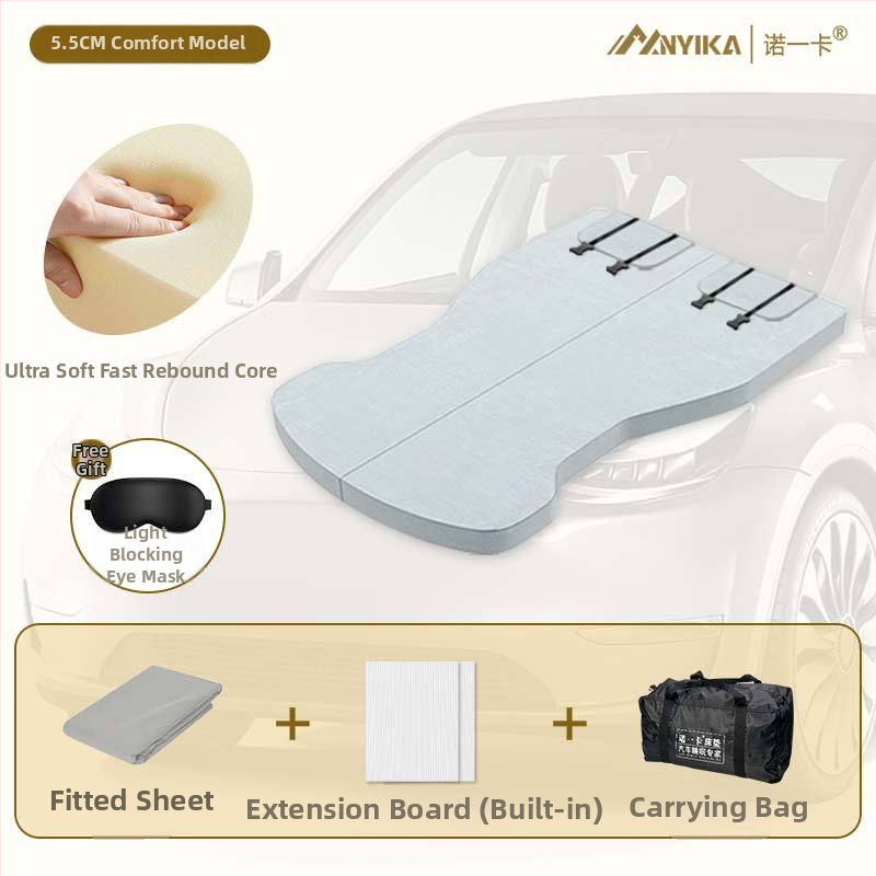 Tesla Model Y/3 – матрак за заден ред за къмпинг, паметна пяна, тегло 7 кг, максимално натоварване 200 кг