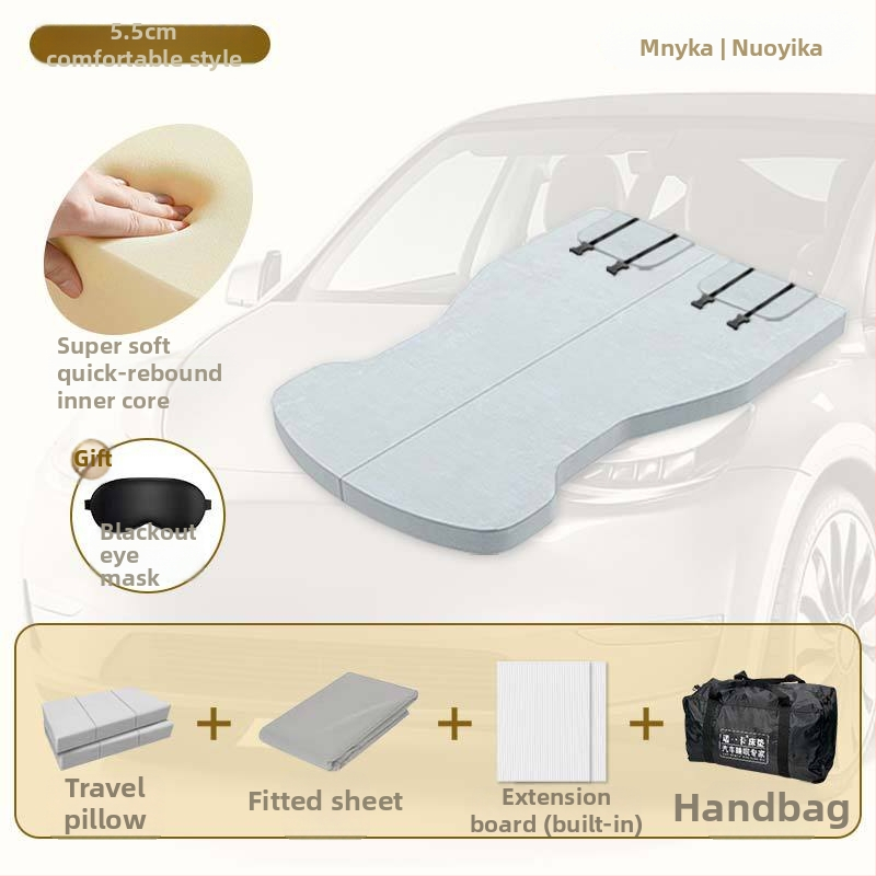 Tesla Model Y/3 – матрак за заден ред за къмпинг, паметна пяна, тегло 7 кг, максимално натоварване 200 кг